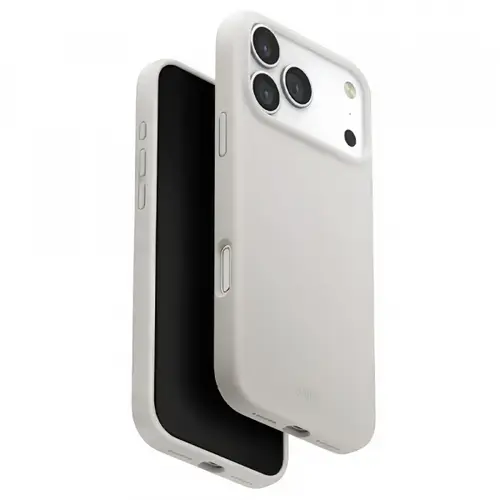 Husa MagSafe pentru Apple iPhone 17 Pro, UNIQ, Lino MagClick, Gri