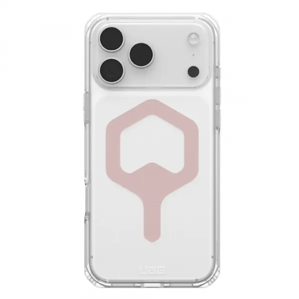 Husa MagSafe pentru Apple iPhone 17 Pro, Urban Armor Gear, Plyo, Roz Aurie