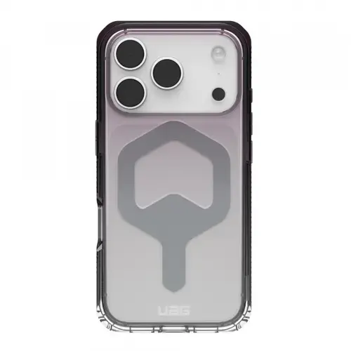 Husa MagSafe pentru Apple iPhone 17 Pro, Urban Armor Gear, Plyo, Neagra Transparenta