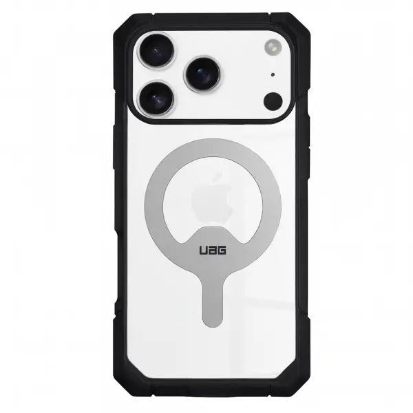 Husa MagSafe pentru Apple iPhone 17 Pro, Urban Armor Gear, Trooper, Gri Transparenta