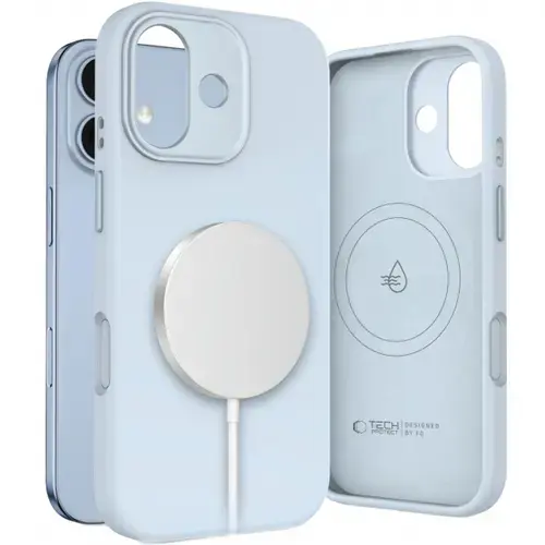 Husa MagSafe pentru Apple iPhone 17, Tech-Protect, Uniq, Albastra