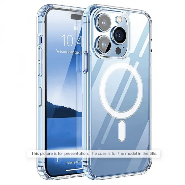 Husa MagSafe pentru Apple iPhone 17, Techsuit, Pro, Transparenta