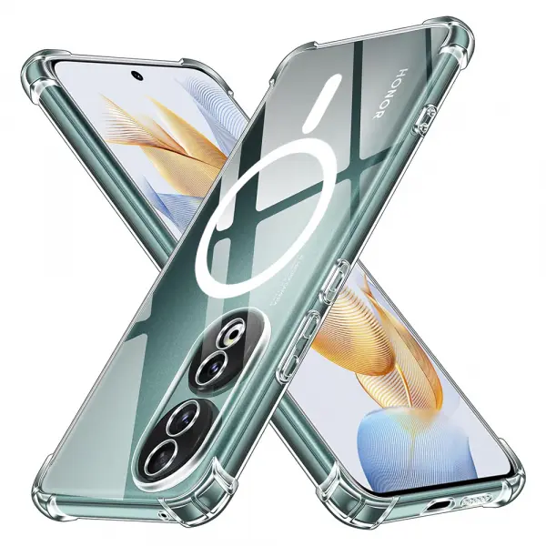 Husa MagSafe pentru Apple iPhone 17, Techsuit, Shockproof, Transparenta