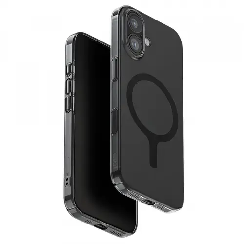 Husa MagSafe pentru Apple iPhone 17, UNIQ, AirSuit MagClick, Neagra