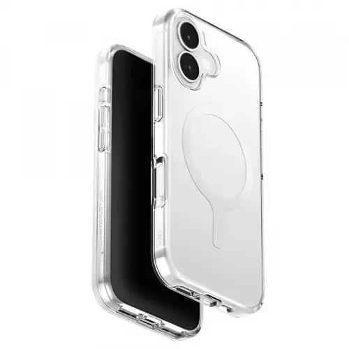 Husa MagSafe pentru Apple iPhone 17, UNIQ, Clario MagClick, Transparenta