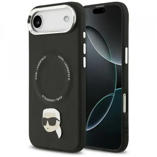 Husa MagSafe pentru Apple iPhone Air, Karl Lagerfeld, Karl Pin, Neagra