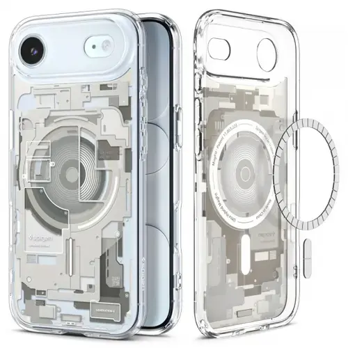 Husa MagSafe pentru Apple iPhone Air, Spigen, Ultra Hybrid Zero One, Bej