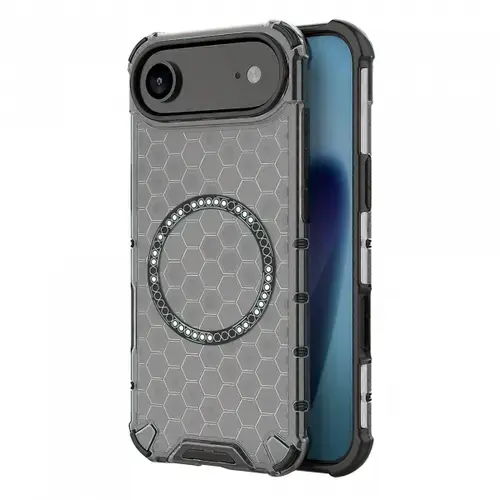 Husa MagSafe pentru Apple iPhone Air, Techsuit, HoneyComb Shield, Neagra