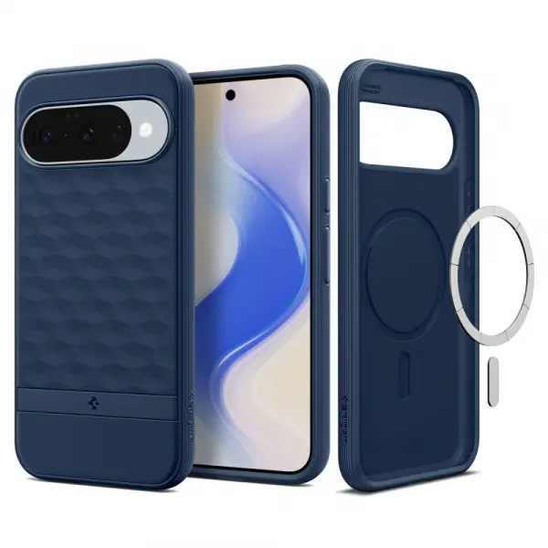 Husa MagSafe pentru Google Pixel 10 Pro / 10, Spigen, Caseology Parallax, Albastra ACS09710