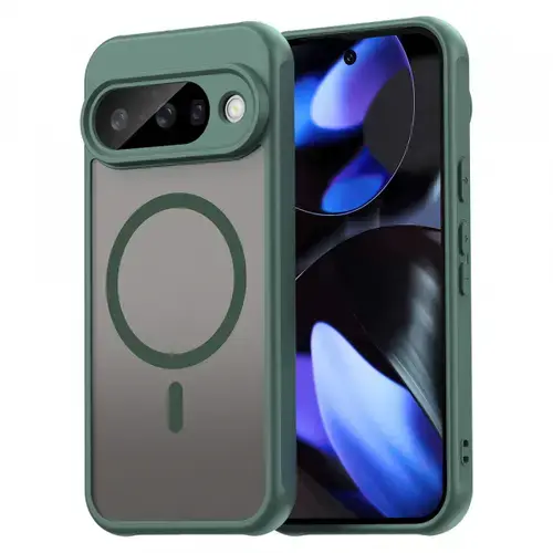 Husa MagSafe pentru Google Pixel 10 Pro, Techsuit, HaloFrost II (Verde)