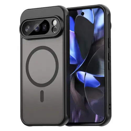 Husa MagSafe pentru Google Pixel 10 Pro, Techsuit, HaloFrost II (Negru)