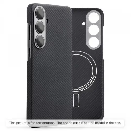 Husa MagSafe pentru Google Pixel 9 / 9 Pro, Techsuit, Aramid Fiber, Neagra