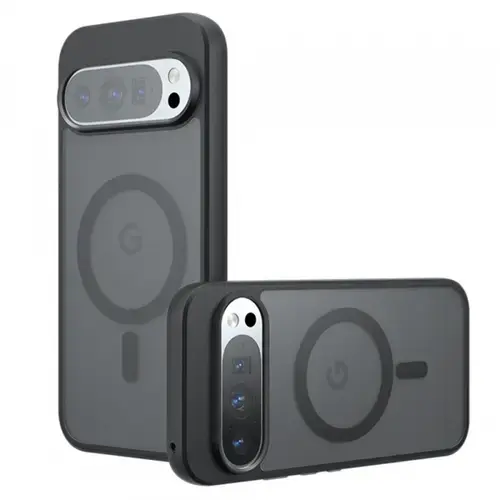 Husa MagSafe pentru Google Pixel 9 / 9 Pro, Techsuit, PureFrost, Neagra