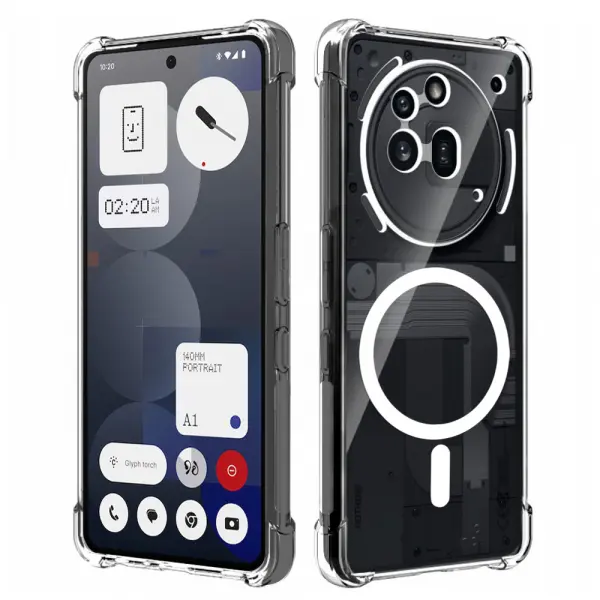Husa MagSafe pentru Nothing Phone (3a) Pro, Techsuit, Shockproof, Transparenta