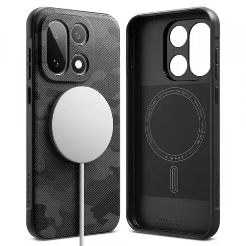 Husa MagSafe pentru OnePlus 15, Ringke, Onyx, Camuflaj