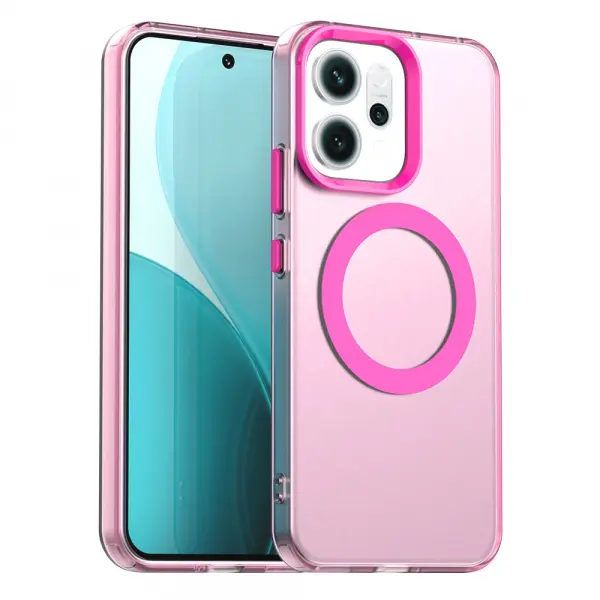 Husa MagSafe pentru Oppo Reno14, Techsuit, CandyCase, Roz