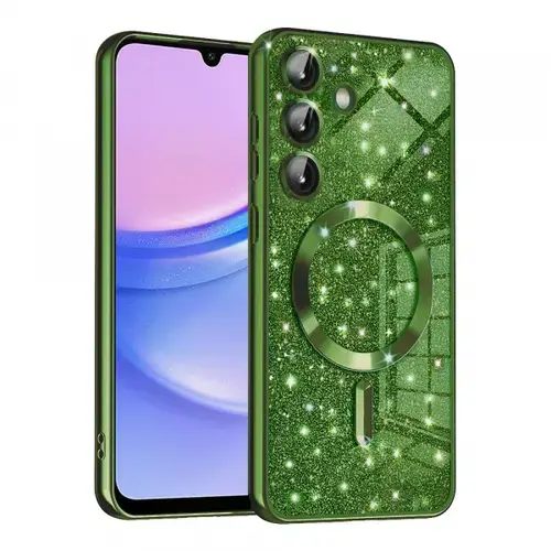 Husa MagSafe pentru Samsung Galaxy A15 5G A156 / A15 A155, Techsuit, Luxury Glitter