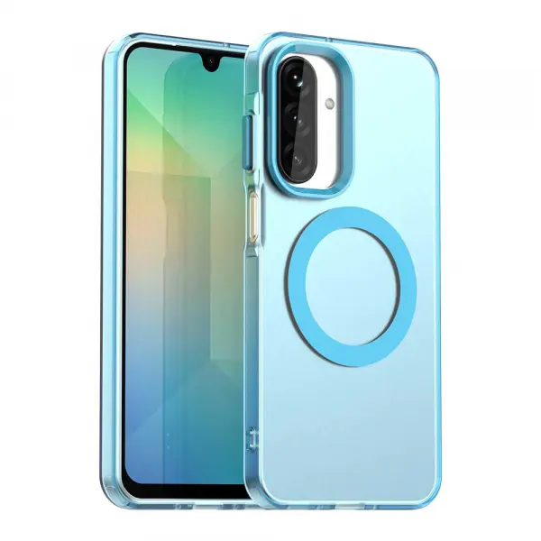 Husa MagSafe pentru Samsung Galaxy A17 5G, Techsuit, CandyCase, Albastra