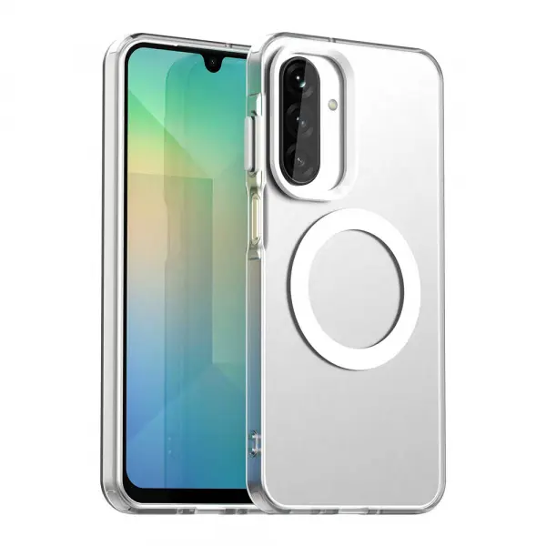 Husa MagSafe pentru Samsung Galaxy A26 A266, Techsuit, CandyCase, Alba