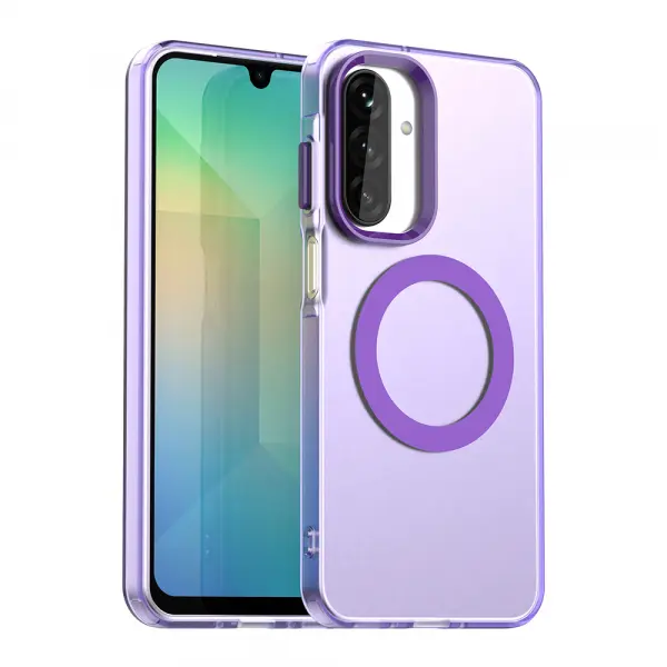 Husa MagSafe pentru Samsung Galaxy A26 A266, Techsuit, CandyCase, Mov