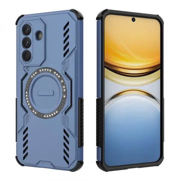 Husa MagSafe pentru Samsung Galaxy A37 5G, Techsuit, ArmorMag, Albastra