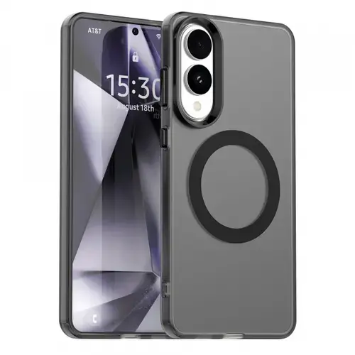 Husa MagSafe pentru Samsung Galaxy S25 Edge S937, Techsuit, CandyCase, Neagra