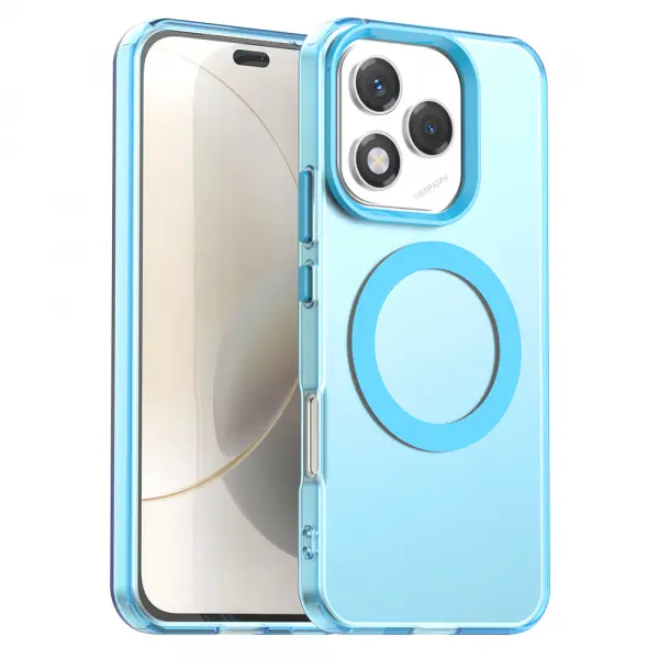 Husa MagSafe pentru Samsung Galaxy S25 FE, Techsuit, CandyCase, Albastra