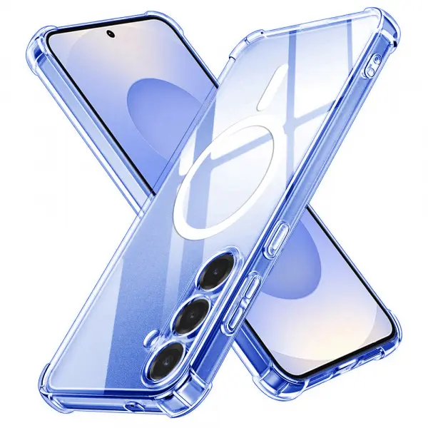 Husa MagSafe pentru Samsung Galaxy S25 S931, Techsuit, Shockproof, Transparenta