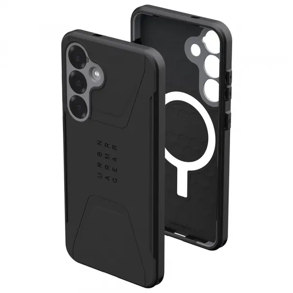 Husa MagSafe pentru Samsung Galaxy S25+ S936, Urban Armor Gear, Civilian Pro, Neagra