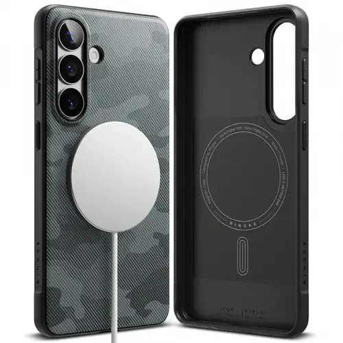 Husa MagSafe pentru Samsung Galaxy S26 Plus, Ringke, Onyx, Camuflaj