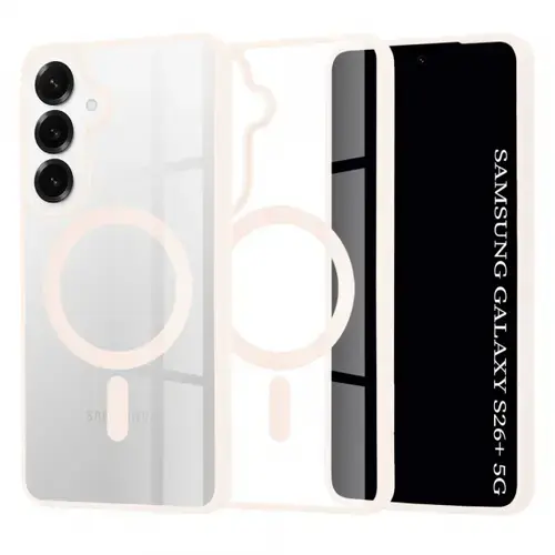 Husa MagSafe pentru Samsung Galaxy S26 Plus, Techsuit, Pro, Roz