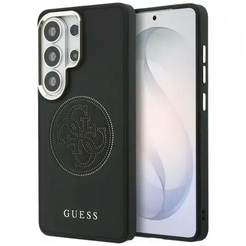 Husa MagSafe pentru Samsung Galaxy S26 Ultra S948, Guess, Perforated Logo, Negru