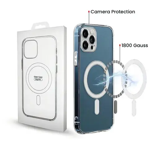 Husa MagSafe pentru Samsung Galaxy S26 Ultra S948, OEM, 1800 Gauss, Transparenta