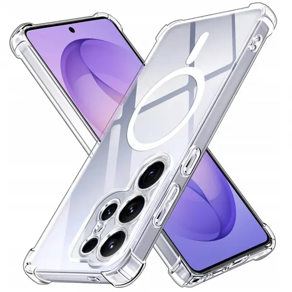 Husa MagSafe pentru Samsung Galaxy S26 Ultra S948, Techsuit, Shockproof, Transparenta