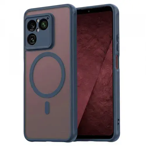 Husa MagSafe pentru Sony Xperia 1 VIII, Techsuit, HaloFrost II, Albastru