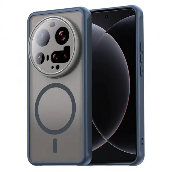Husa MagSafe pentru Xiaomi 15 Ultra, Techsuit, HaloFrost II, Bleumarin