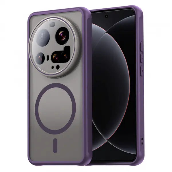 Husa MagSafe pentru Xiaomi 15 Ultra, Techsuit, HaloFrost II, Mov