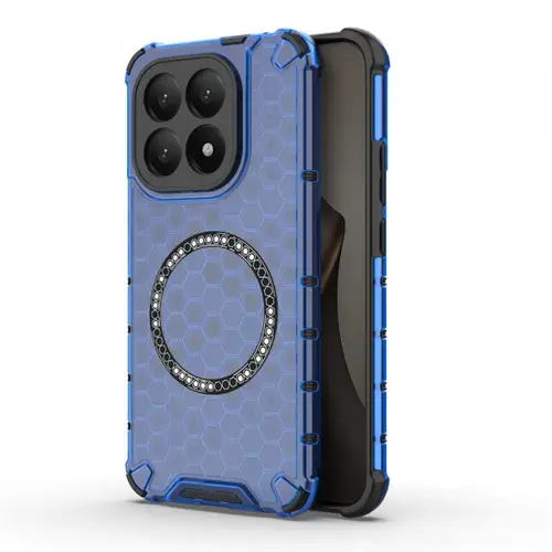 Husa MagSafe pentru Xiaomi 15T, Techsuit, HoneyComb Shield, Albastra