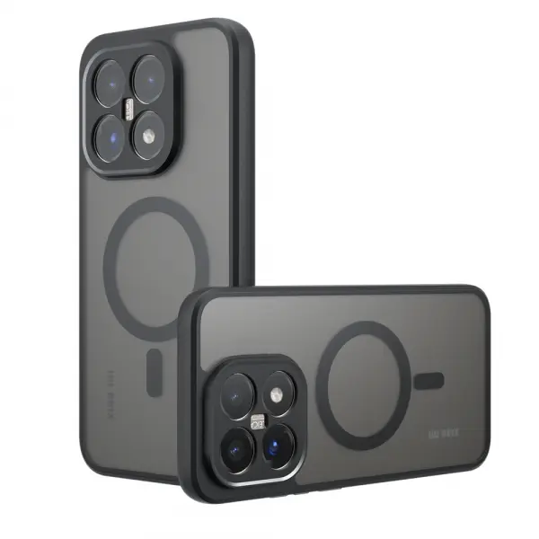 Husa MagSafe pentru Xiaomi 15T, Techsuit, PureFrost, Neagra Satinata