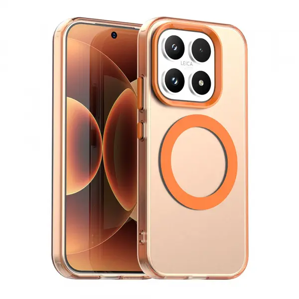 Husa MagSafe pentru Xiaomi 17, Techsuit, CandyCase, Portocalie