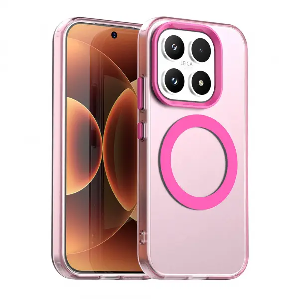 Husa MagSafe pentru Xiaomi 17, Techsuit, CandyCase, Roz