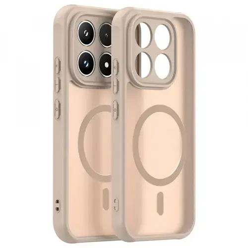 Husa MagSafe pentru Xiaomi 17, Techsuit, HaloFrost II, Auriu