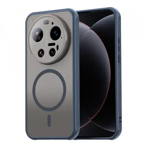 Husa MagSafe pentru Xiaomi 17 Ultra, Techsuit, HaloFrost II, Albastru