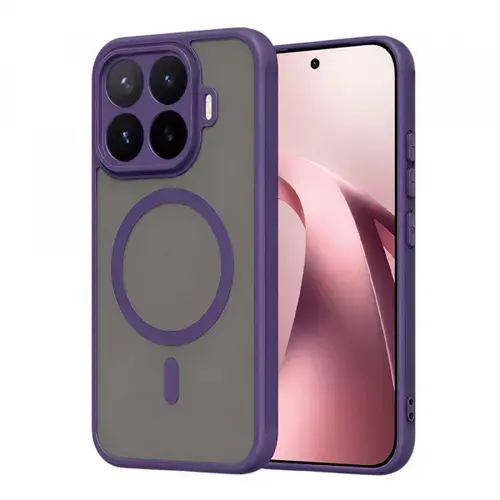 Husa MagSafe pentru Xiaomi 17T, Techsuit, HaloFrost II, Mov