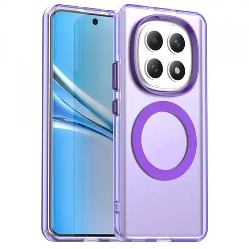 Husa MagSafe pentru Xiaomi Poco M8 / Redmi Note 15 5G / Note 15 4G, Techsuit, CandyCase, Mov
