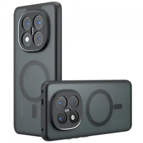 Husa MagSafe pentru Xiaomi Poco X7 / Note 14 Pro 5G, Techsuit, PureFrost (Negru)