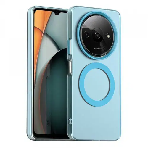 Husa MagSafe pentru Xiaomi Redmi A3x / A3, Techsuit, CandyCase, Albastra