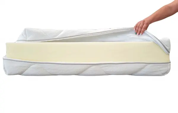 Husa matlasata pentru saltea 90x190x18 cm lavabila si detasabila Somnart