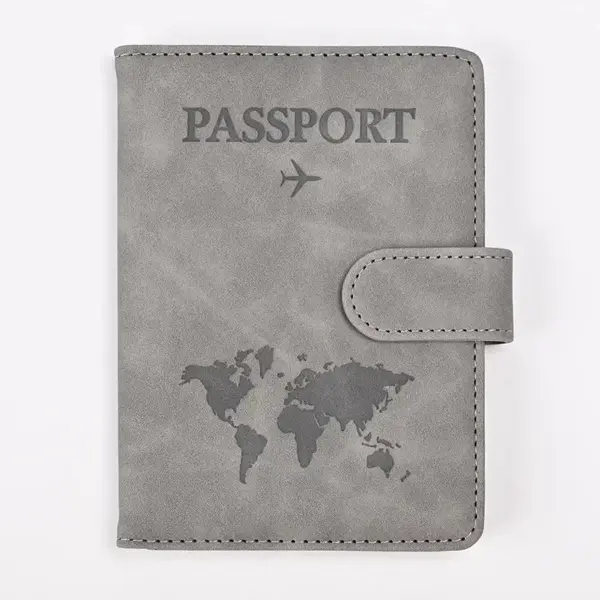 Husa pasaport unisex, Kaida PT1295, Gri