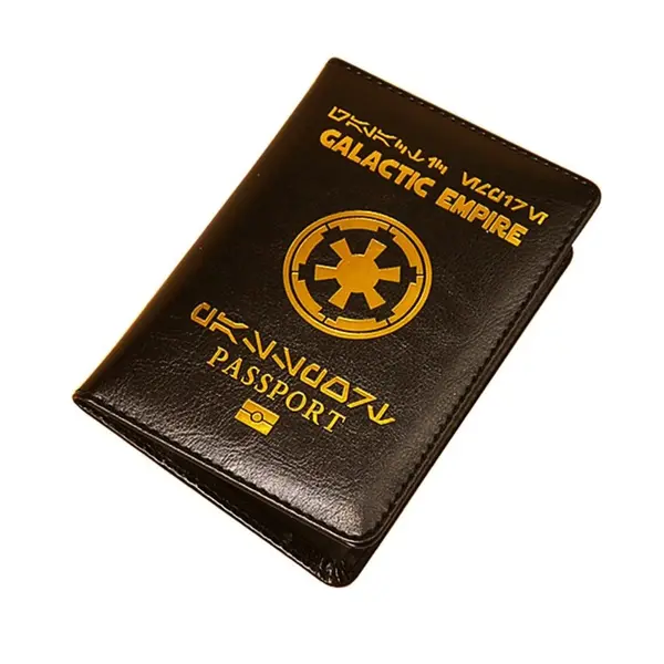 Husa Pasaport, Zamo®, Star Wars, Galactic Empire, Razboiul Stelelor, Negru cu Auriu